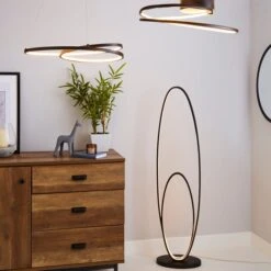 Menton Integrated LED Swirl Flush Ceiling Light -Home Lighting Store 30781659 alt04