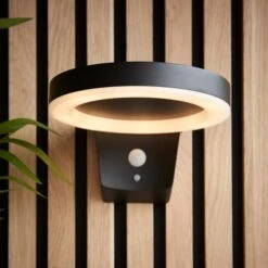 Vogue Idris Outdoor Solar PIR Wall Light -Home Lighting Store 30789779 alt03