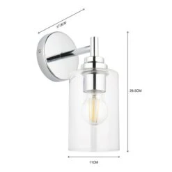 Fryer Chrome Bathroom Wall Light -Home Lighting Store 30789841 alt06