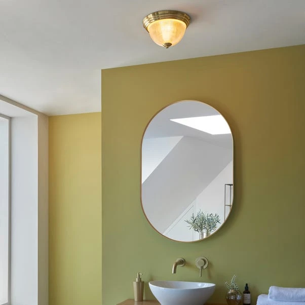 Gleeson Prismatic Bathroom Flush Ceiling Light 7 Gleeson Prismatic Bathroom Flush Ceiling Light - Image 5