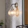 Broden Ribbed Chrome Wall Light -Home Lighting Store 30789885