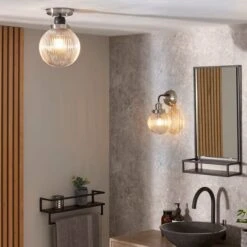 Broden Ribbed Chrome Wall Light 13 Broden Ribbed Chrome Wall Light -Home Lighting Store 30789885 alt04