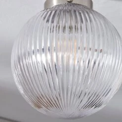 Broden Ribbed Bathroom Flush Ceiling Light -Home Lighting Store 30789886 alt02