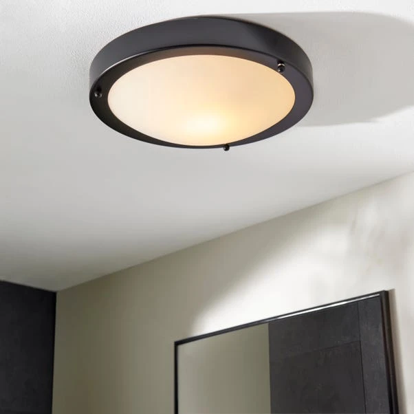 Pluto Bathroom Flush Ceiling Light 3 Pluto Bathroom Flush Ceiling Light