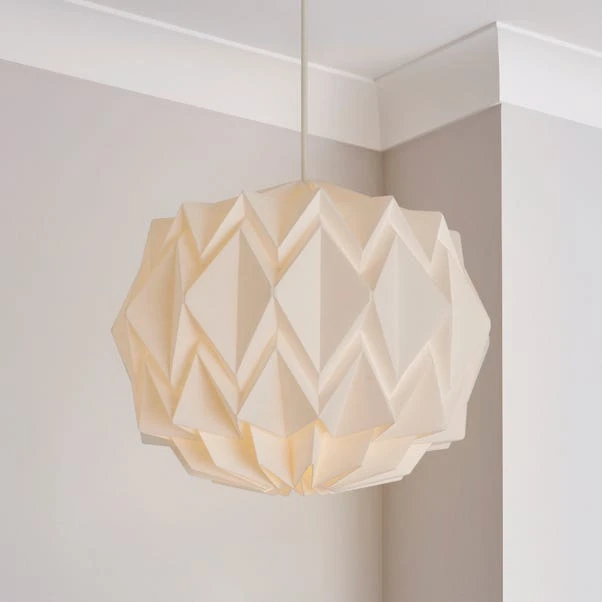 Origami Round Pendant Shade 3 Origami Round Pendant Shade