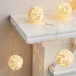 Rattan Ball LED String Lights -Home Lighting Store 30798473 alt02