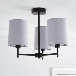 Prescot 3 Light Semi Flush Ceiling Light -Home Lighting Store 30798591 alt01
