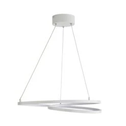 Menton Integrated LED Swirl Hoop Semi Flush Ceiling Light -Home Lighting Store 30798592 alt04