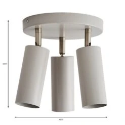 Leila 3 Light Semi Flush Spotlight -Home Lighting Store 30798628 alt05