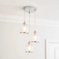 Lenny 3 Light Cluster Ceiling Light -Home Lighting Store 30798651
