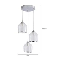 Lenny 3 Light Cluster Ceiling Light -Home Lighting Store 30798651 alt05