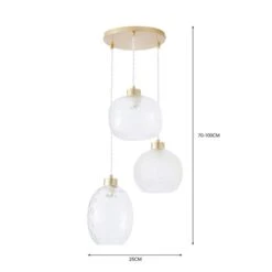 Elodie 3 Light Cluster Ceiling Light -Home Lighting Store 30798658 alt05