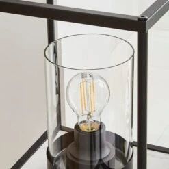 Aiko Black And Faux Marble Midi Shelved Floor Lamp -Home Lighting Store 30802422 alt02