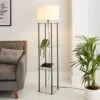Wendell Glass Shelved Floor Lamp -Home Lighting Store 30802427