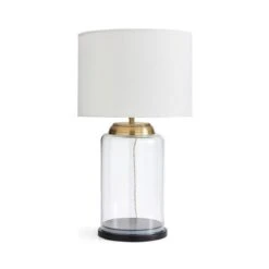 Antique Brass Glass Jar Table Lamp 11 Antique Brass Glass Jar Table Lamp -Home Lighting Store 30803334 alt04