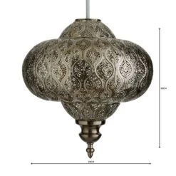 Lucena Fretwork Easy Fit Pendant Shade -Home Lighting Store 30808816 alt04