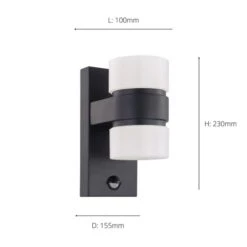 EGLO Atollari 2 Light Outdoor Sensor Wall Light -Home Lighting Store 30817317 alt05