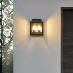 EGLO Soncino 2 Light Industrial Outdoor Wall Light