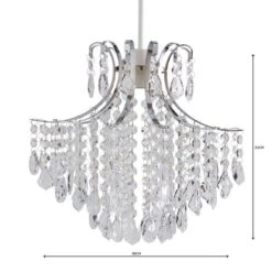 Sheridan Jewel Easy Fit Chandelier Pendant Shade -Home Lighting Store 30823725 alt04