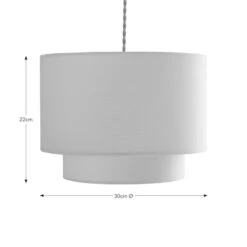 Luna Two Tier Lamp Shade -Home Lighting Store 30831616 alt05