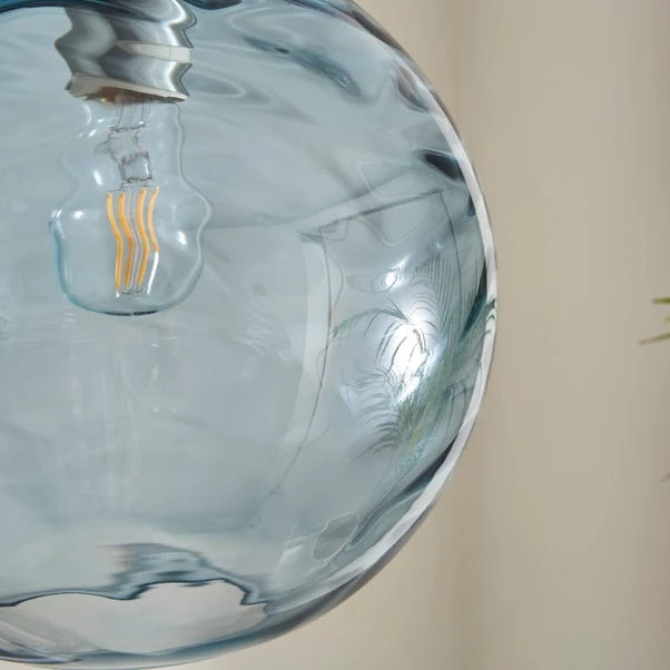 Aqua Glass Pendant Light 6 Aqua Glass Pendant Light - Image 4