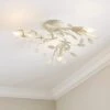 Chantelle Floral 3 Light Flush Ceiling Light -Home Lighting Store 30831993