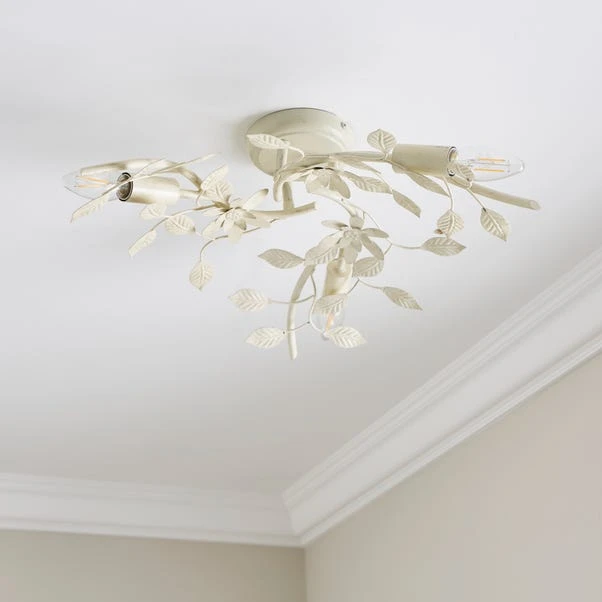 Chantelle Floral 3 Light Flush Ceiling Light 4 Chantelle Floral 3 Light Flush Ceiling Light - Image 2