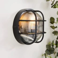 Indoor Outdoor Bulkhead Industrial Wall Light -Home Lighting Store 30832006