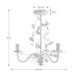 Chantelle Floral 3 Light Chandelier 13 Chantelle Floral 3 Light Chandelier -Home Lighting Store 30832008 alt05