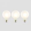 Status Set Of 3 Bradford 4W G80 Frosted Dimmable Bulbs -Home Lighting Store 30832263