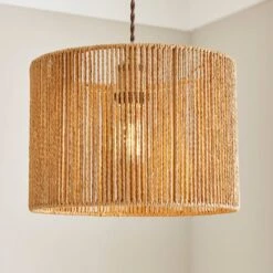 Kabir String Easy Fit Drum Pendant Shade