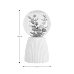 Faux Terrarium Ribbed Battery Table Lamp -Home Lighting Store 30833934 alt03