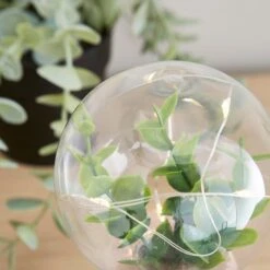 Faux Terrarium Ribbed Battery Table Lamp -Home Lighting Store 30833935 alt02