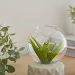 Faux Terrarium Geometric Battery Table Lamp -Home Lighting Store 30833940 alt03