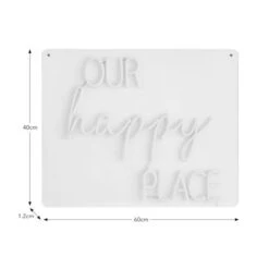 Our Happy Place Neon Sign 12 Our Happy Place Neon Sign -Home Lighting Store 30833992 alt04