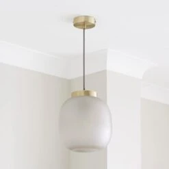 Lixue Recycled Glass Frosted Smoked Pendant Light -Home Lighting Store 30834013 alt01