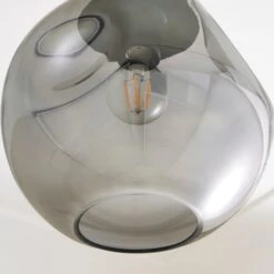 Alexis Smoked Flush Ceiling Light -Home Lighting Store 30834019 alt02