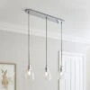 Hannam Recycled Glass 3 Light Diner Ceiling Light