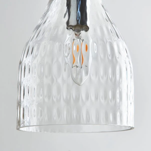 Hannam Recycled Glass 3 Light Diner Ceiling Light 5 Hannam Recycled Glass 3 Light Diner Ceiling Light - Image 3