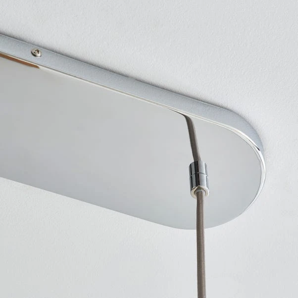 Hannam Recycled Glass 3 Light Diner Ceiling Light 6 Hannam Recycled Glass 3 Light Diner Ceiling Light - Image 4