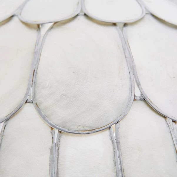 Capiz 3 Tiered Easy Fit Pendant Shade 5 Capiz 3 Tiered Easy Fit Pendant Shade - Image 3