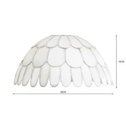 Capiz 3 Tiered Easy Fit Pendant Shade 11 Capiz 3 Tiered Easy Fit Pendant Shade -Home Lighting Store 30837216 alt08