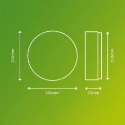 Philips Warm White Superslim Integrated LED Outdoor Flush Ceiling Light 18 Philips Warm White Superslim Integrated LED Outdoor Flush Ceiling Light -Home Lighting Store 30838295 alt02