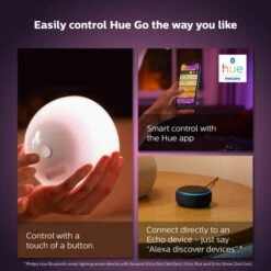 Philips HUE Go 2.0 Smart LED Portable Light -Home Lighting Store 30838340 alt04