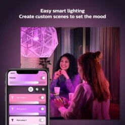 Set Of 2 Philips HUE Smart 8W BC GLS LED Colour Changing Bulbs -Home Lighting Store 30838365 alt02