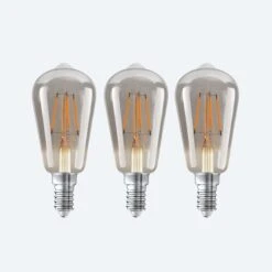 Status Set Of 3 Mini Marsden 4W Smoked Dimmable Bulbs -Home Lighting Store 30843896 alt02