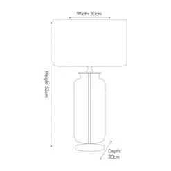 Vivienne Ombre Glass Table Lamp -Home Lighting Store 30850491 alt03