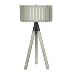 Rabanne Wooden Slat Tripod Table Lamp -Home Lighting Store 30850495