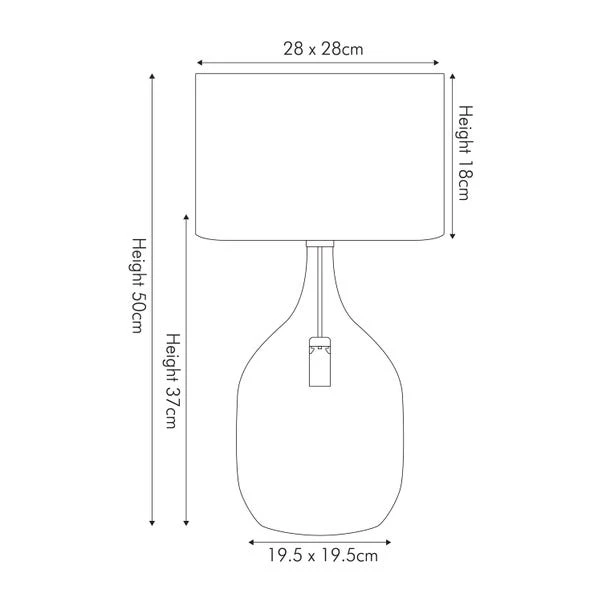 Stellar Dual Light Glass Table Lamp 7 Stellar Dual Light Glass Table Lamp - Image 5