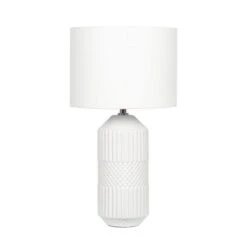 Meribel Tall Geo Textured Ceramic Table Lamp -Home Lighting Store 30850518 alt03